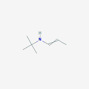molecular formula C7H15N B11822097 2-methyl-N-prop-1-enylpropan-2-amine 