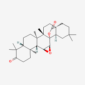 molecular formula C30H44O4 B1182241 Liquidambaric lactone 