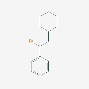 molecular formula C14H19Br B11822445 (1-Bromo-2-cyclohexylethyl)benzene 