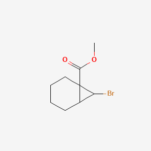 molecular formula C9H13BrO2 B11822591 Methyl 7-bromobicyclo[4.1.0]heptane-1-carboxylate CAS No. 2307750-95-2
