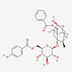 molecular formula C30H32O13 B1182260 mudanpioside C 