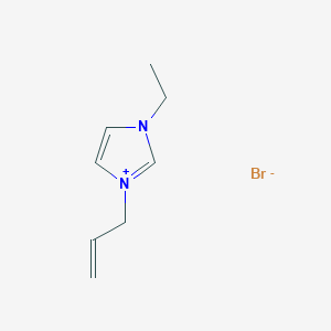 molecular formula C8H13BrN2 B11822618 1-Allyl-3-ethyl-1H-imidazol-3-ium bromide 