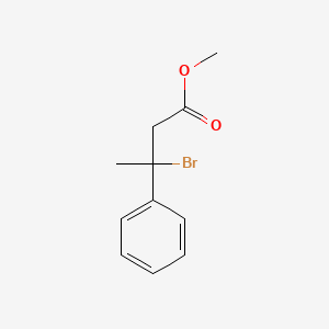 molecular formula C11H13BrO2 B11822637 A-methyl-, methyl ester 