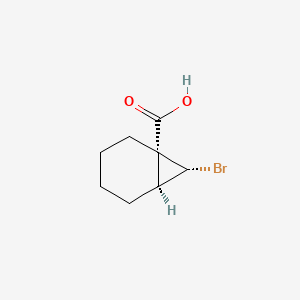 molecular formula C8H11BrO2 B11822753 rac-(1R,6S,7R)-7-bromobicyclo[4.1.0]heptane-1-carboxylic acid 