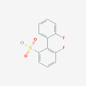 molecular formula C12H7ClF2O2S B11822964 2',6-Difluorobiphenyl-2-sulfonyl chloride 