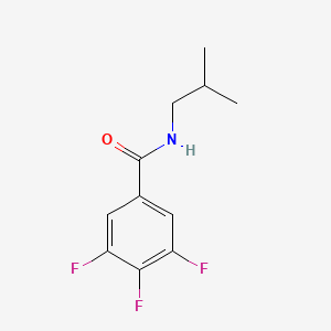 molecular formula C11H12F3NO B11823101 3,4,5-trifluoro-N-(2-methylpropyl)benzamide 