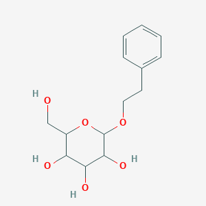 molecular formula C14H20O6 B118232 苯乙基β-D-葡萄糖苷 CAS No. 18997-54-1