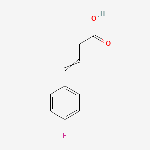 molecular formula C10H9FO2 B11823222 4-(4-fluorophenyl)but-3-enoic acid 