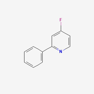 molecular formula C11H8FN B11823395 4-Fluoro-2-phenylpyridine 