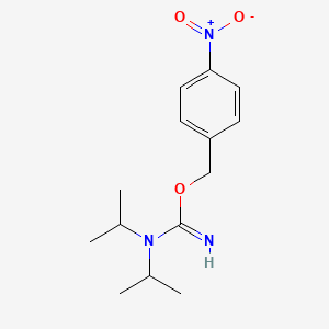 molecular formula C14H21N3O3 B11823441 O-p-nitrobenzyl-N,N-diisopropyl-isourea 