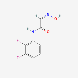 molecular formula C8H6F2N2O2 B11823468 (E)-N-(2,3-Difluorophenyl)-2-(hydroxyimino)acetamide 
