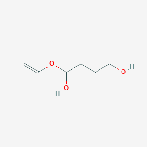 molecular formula C6H12O3 B11823483 1-Ethenoxybutane-1,4-diol 