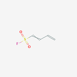 molecular formula C4H5FO2S B11823683 buta-1,3-diene-1-sulfonyl fluoride 