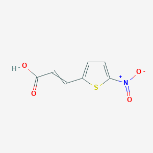 molecular formula C7H5NO4S B11823715 (E)-3-(5-Nitro-2-thienyl)acrylic acid 