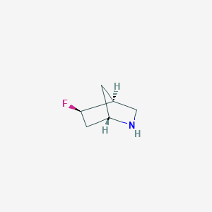 molecular formula C6H10FN B11823740 (1S,4S,5R)-5-fluoro-2-azabicyclo[2.2.1]heptane 