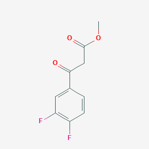 molecular formula C10H8F2O3 B11823782 Methyl 3-(3,4-difluorophenyl)-3-oxopropanoate 
