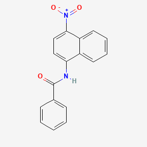 molecular formula C17H12N2O3 B11824121 N-(4-Nitro-1-naphthyl)benzamide 