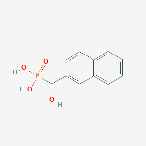 molecular formula C11H11O4P B118242 (羟基-2-萘甲基)膦酸 CAS No. 132541-52-7