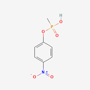 molecular formula C7H8NO5P B11824204 Methyl-phosphonic acid mono-(4-nitro-phenyl) ester 