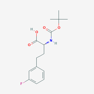 molecular formula C15H20FNO4 B11824305 N-Boc-3-Fluoro-L-homophenylalanine 