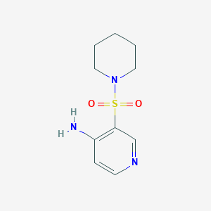 molecular formula C10H15N3O2S B11824598 3-(Piperidin-1-ylsulfonyl)pyridin-4-amine 