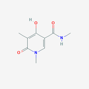 molecular formula C9H12N2O3 B11824853 4-hydroxy-N,1,5-trimethyl-6-oxo-1,6-dihydropyridine-3-carboxamide 