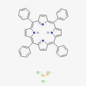 molecular formula C44H30Cl3FeN4 B11824874 Iron(3+);5,10,15,20-tetraphenyl-21,23-dihydroporphyrin;trichloride 