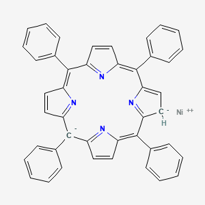 molecular formula C44H28N4Ni B11825035 nickel(2+);5,10,15,20-tetraphenyl-2H-porphyrin-2,15-diide 