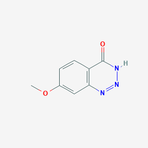 molecular formula C8H7N3O2 B11825073 7-Methoxy-3H-1,2,3-benzotriazin-4-one 