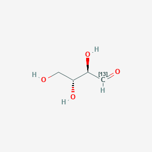 molecular formula C4H8O4 B118254 D-Erythrose-1-13C 
