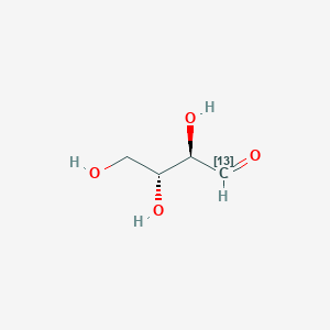 molecular formula C4H8O4 B118254 D-Erythrose-1-13C (As a solution in water) CAS No. 70849-19-3