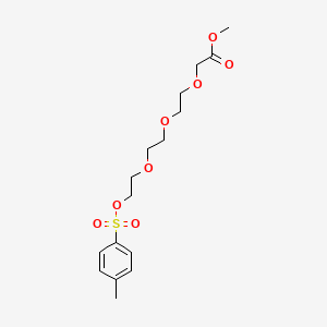 molecular formula C16H24O8S B11825424 Tos-PEG3-O-C1-CH3COO 