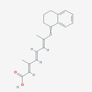 molecular formula C20H22O2 B11825432 3,7-Dimethyl-2,4,6-octatrienoic acid 