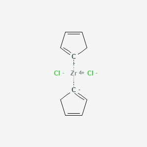 molecular formula C10H10Cl2Zr B11825461 DI(Cyclopenta-1,3-dien-1-YL)zirconium(IV) chloride 
