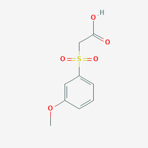 molecular formula C9H10O5S B11825716 2-(3-Methoxybenzenesulfonyl)acetic acid 