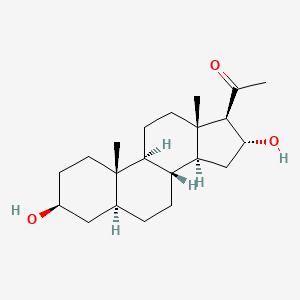 molecular formula C21H34O3 B11826018 (3|A,5|A,16|A)-3,16-Dihydroxypregnan-20-one 