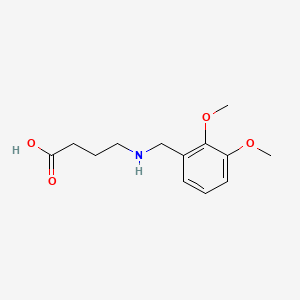 molecular formula C13H19NO4 B1182602 4-[(2,3-Dimethoxybenzyl)amino]butanoic acid 