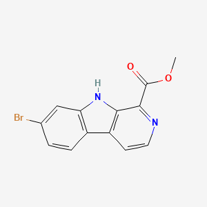 molecular formula C13H9BrN2O2 B11826184 Methyl 7-bromo-9H-pyrido[3,4-b]indole-1-carboxylate 
