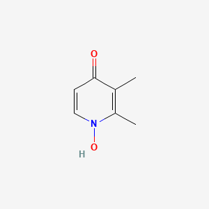 molecular formula C7H9NO2 B11826219 2,3-dimethyl-4-pyridinol N-oxide 