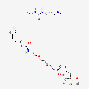 molecular formula C28H49N5O12S B11826335 TCO-PEG2-Sulfo-NHS ester 