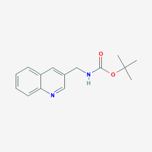 molecular formula C15H18N2O2 B11826482 Tert-butyl (quinolin-3-ylmethyl)carbamate 