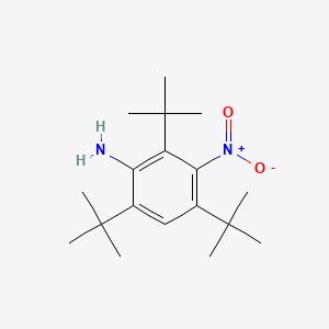 molecular formula C18H30N2O2 B1182649 2,4,6-Tritert-butyl-3-nitroaniline 
