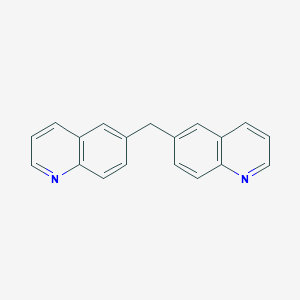 molecular formula C19H14N2 B11826501 Di(quinolin-6-yl)methane 