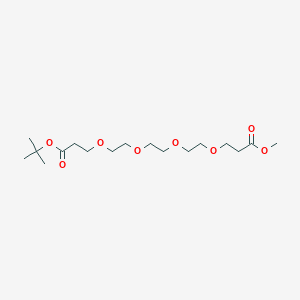 molecular formula C17H32O8 B11826517 Boc-PEG4-methyl propionate 