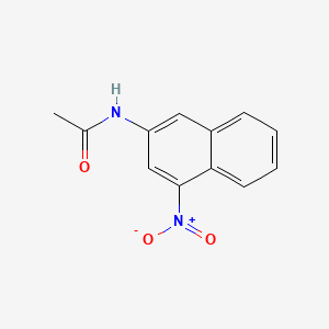 molecular formula C12H10N2O3 B1182654 N-(4-nitro-2-naphthyl)acetamide 