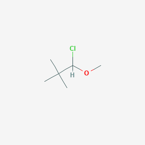 molecular formula C6H13ClO B11826584 1-Chloro-1-methoxy-2,2-dimethylpropane CAS No. 61976-71-4