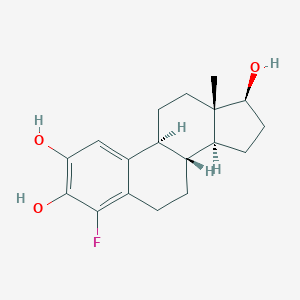 molecular formula C18H23FO3 B118266 4-Fluoro-2-hydroxyestradiol CAS No. 148044-30-8