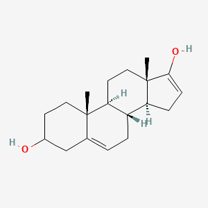 molecular formula C19H28O2 B11826641 Androsta-5,16-diene-3,17-diol 