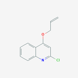 molecular formula C12H10ClNO B11826797 4-(Allyloxy)-2-chloroquinoline 