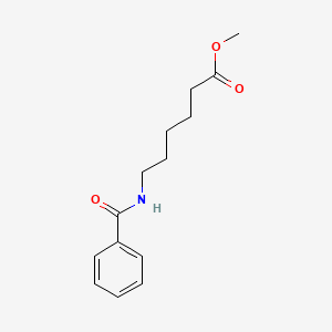 molecular formula C14H19NO3 B11826858 Methyl 6-benzamidohexanoate 
